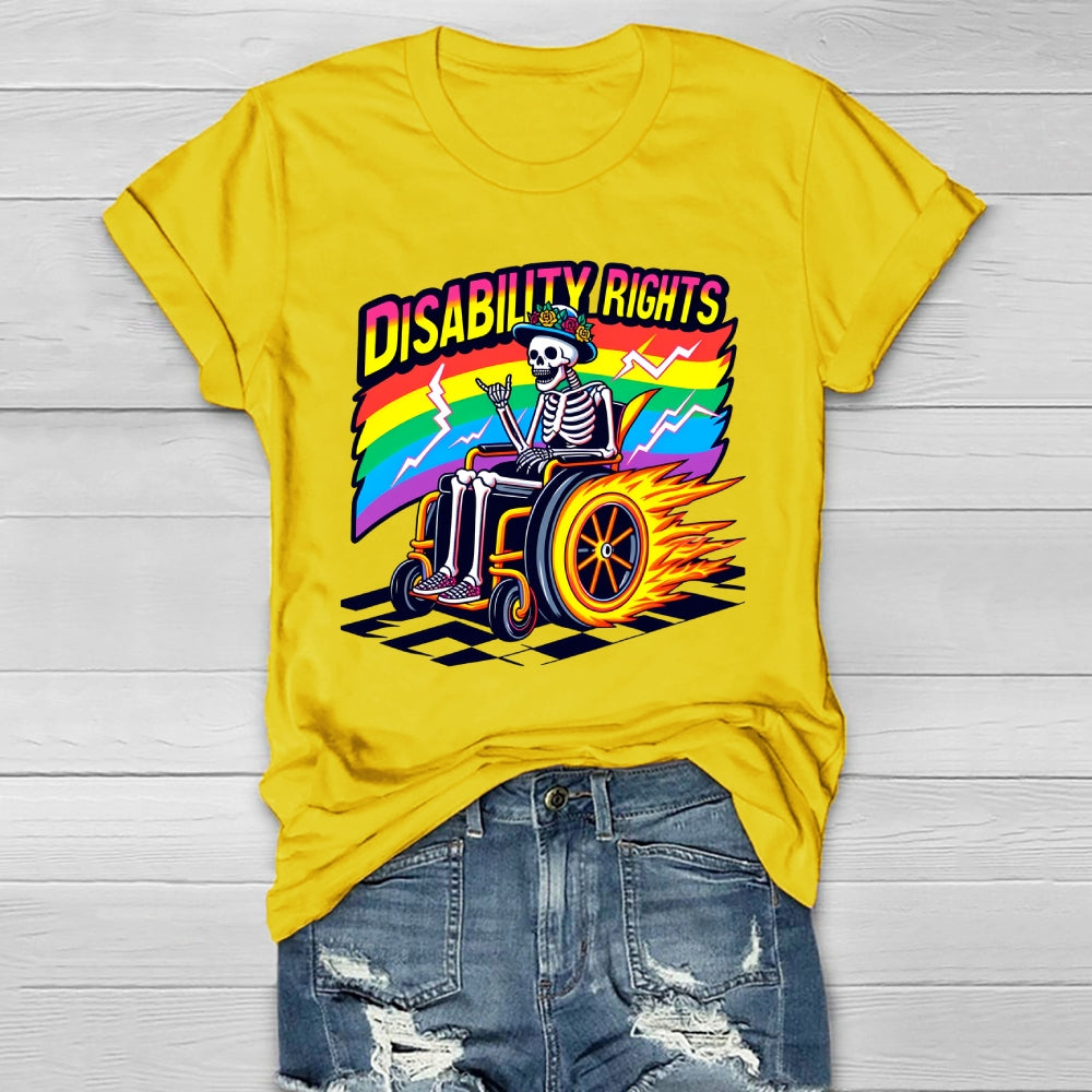 Disability Rights Healthwear T-shirt