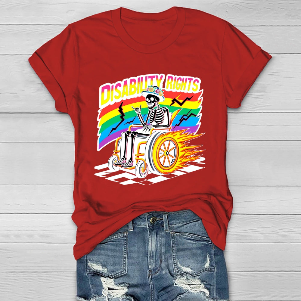 Disability Rights Healthwear T-shirt