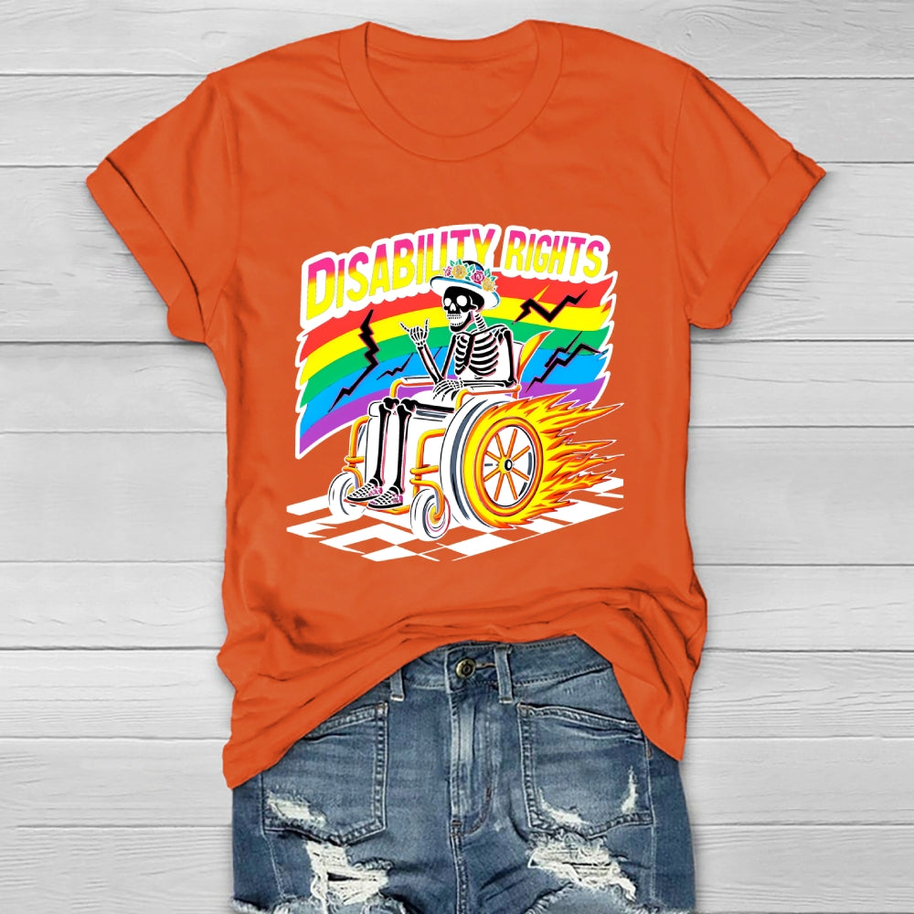 Disability Rights Healthwear T-shirt