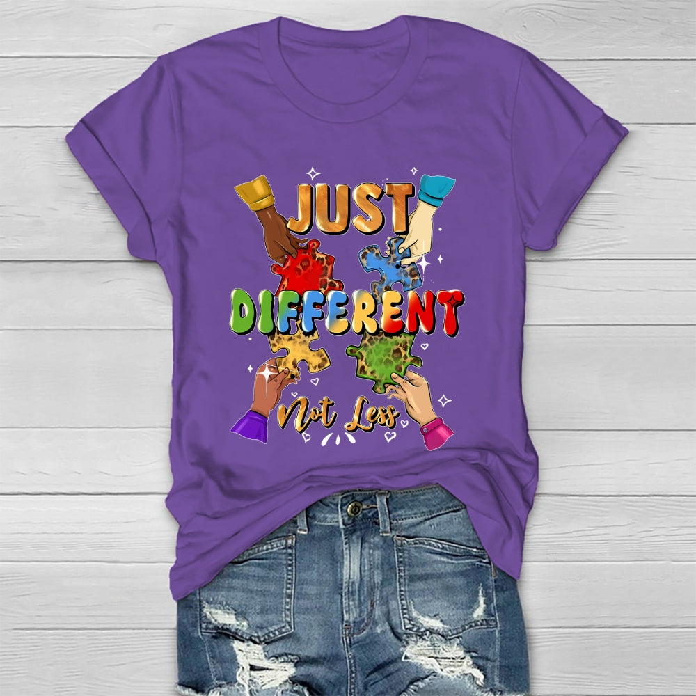 Just Different Not Less Puzzle Healthwear T-shirt