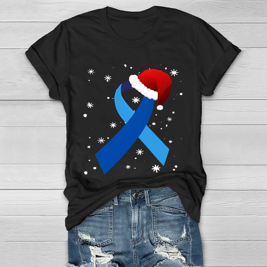 Blue Ribbon Christmas Healthwear T-shirt