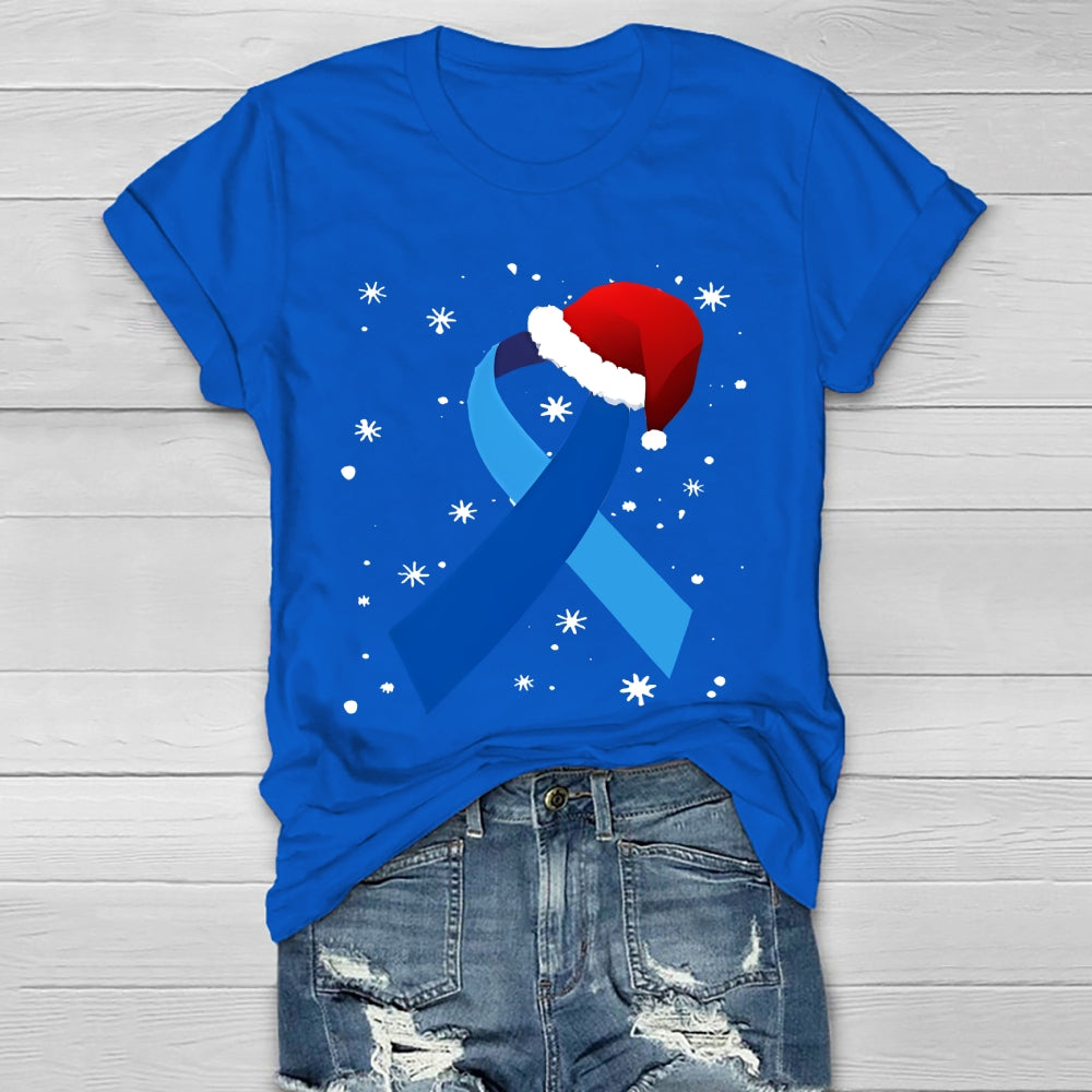 Blue Ribbon Christmas Healthwear T-shirt