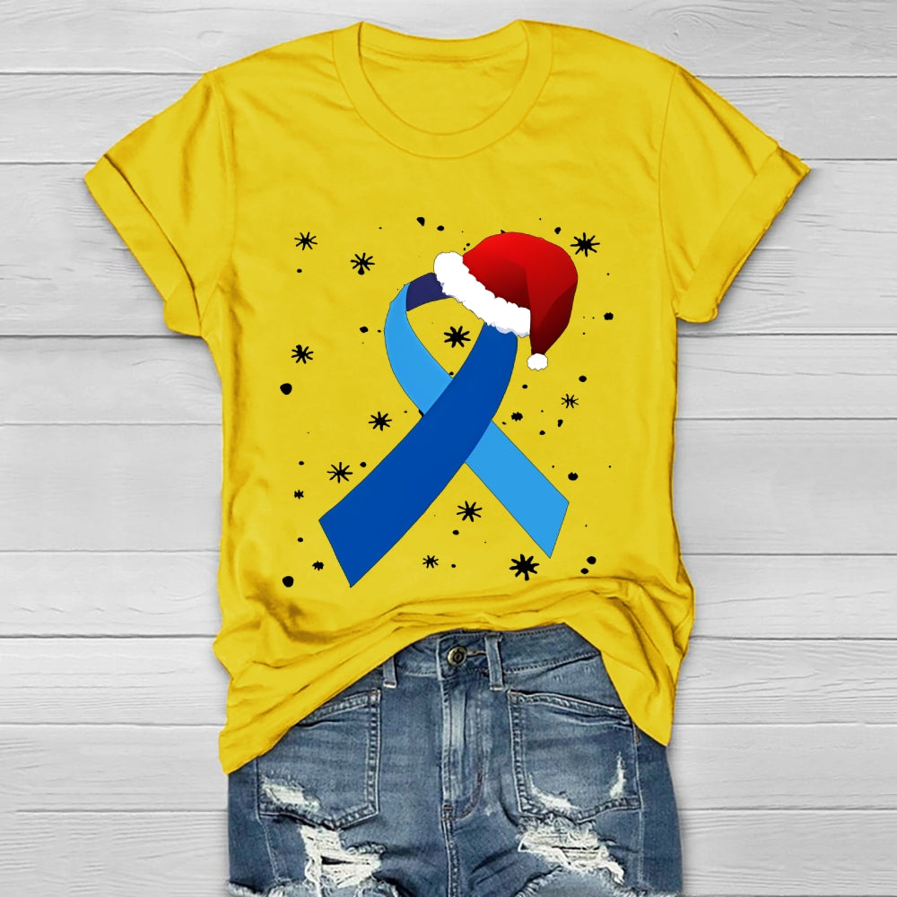 Blue Ribbon Christmas Healthwear T-shirt