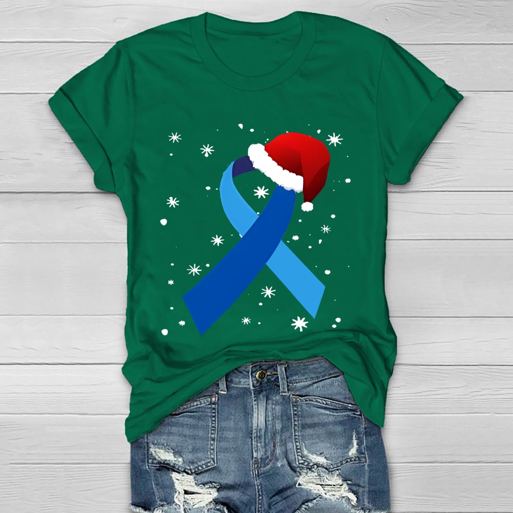 Blue Ribbon Christmas Healthwear T-shirt