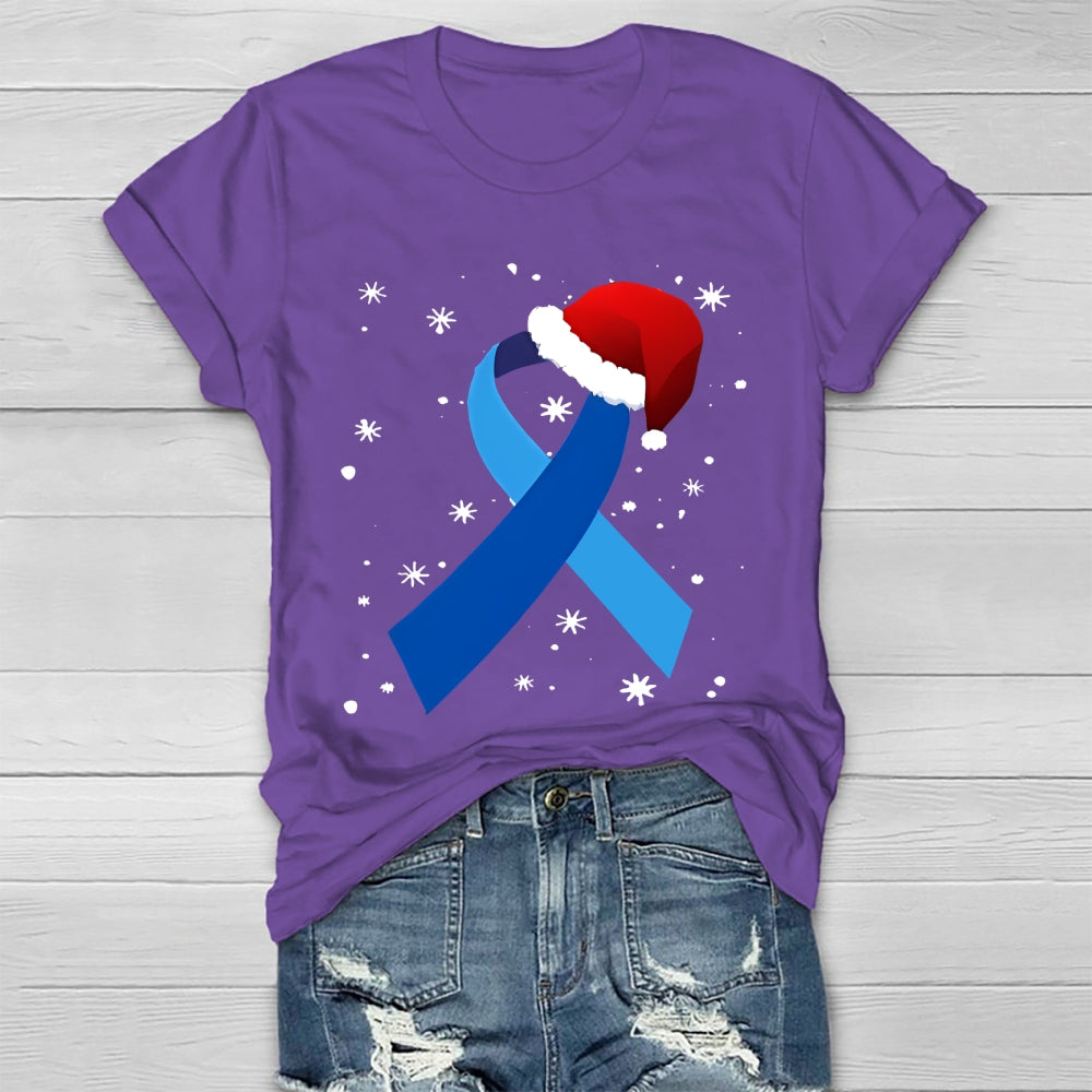 Blue Ribbon Christmas Healthwear T-shirt