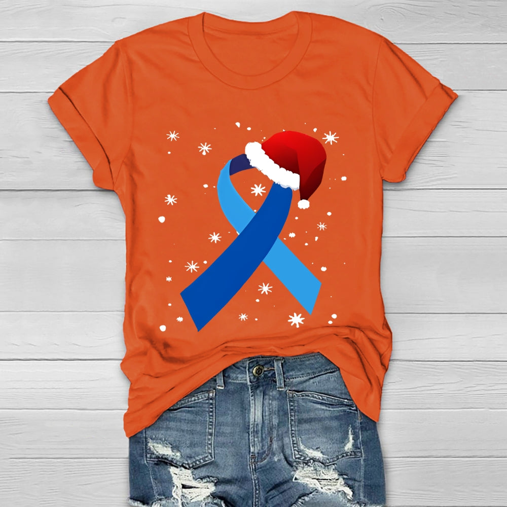 Blue Ribbon Christmas Healthwear T-shirt