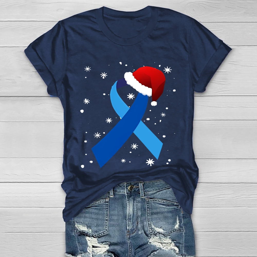 Blue Ribbon Christmas Healthwear T-shirt