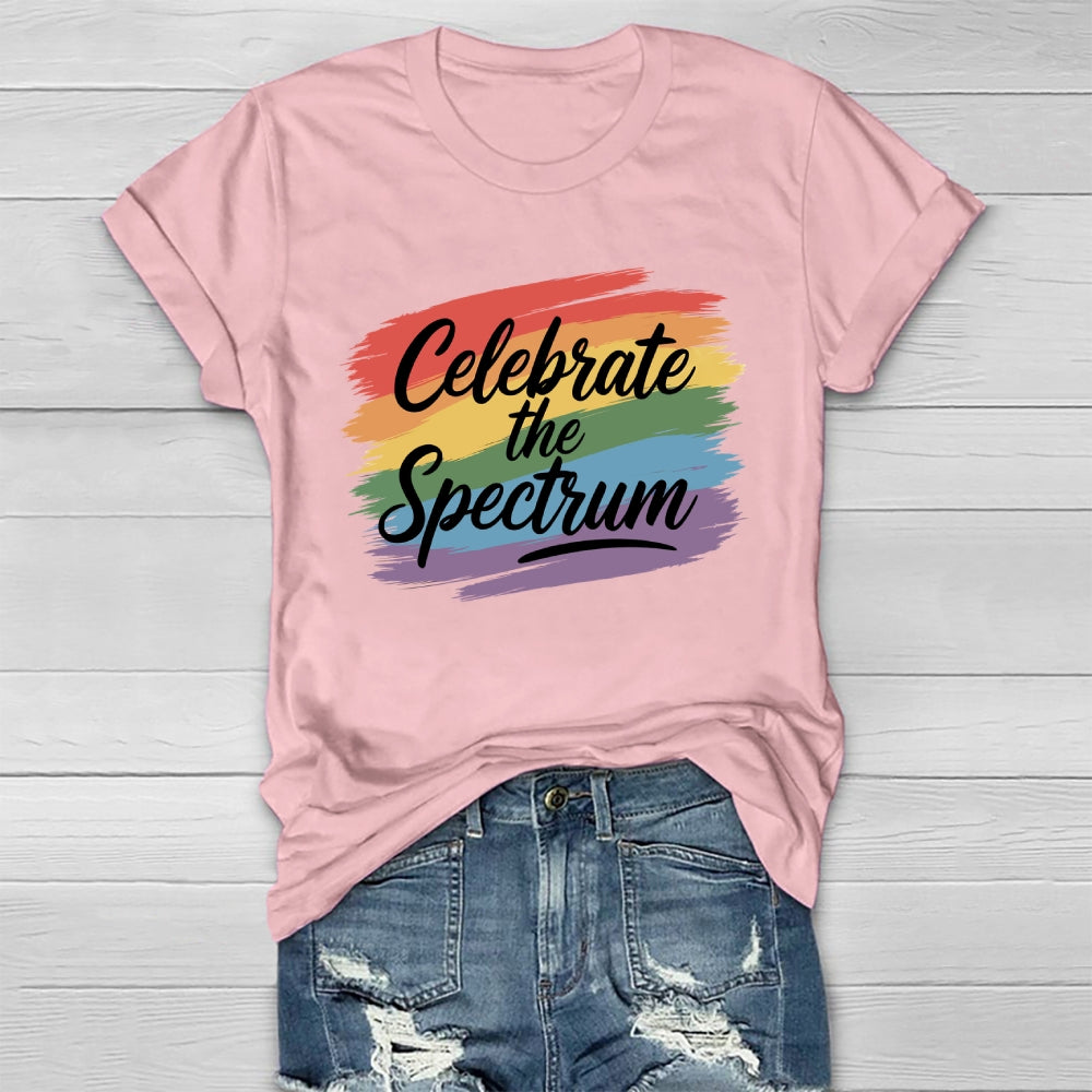 Celebrate The Spectrum  Healthwear T-shirt