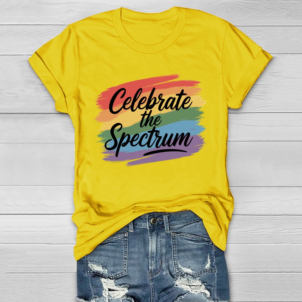 Celebrate The Spectrum  Healthwear T-shirt