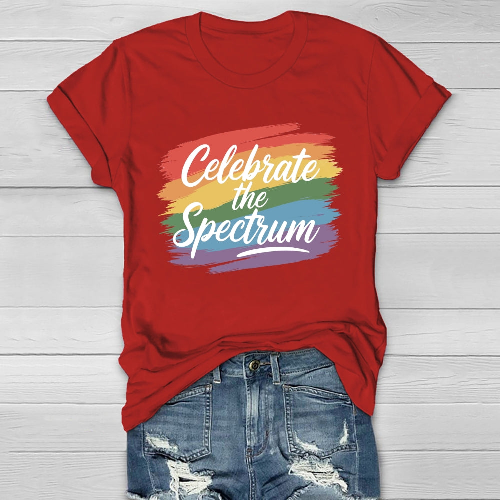 Celebrate The Spectrum  Healthwear T-shirt