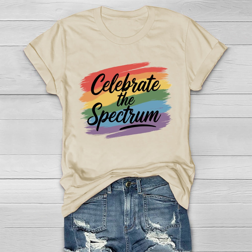 Celebrate The Spectrum  Healthwear T-shirt