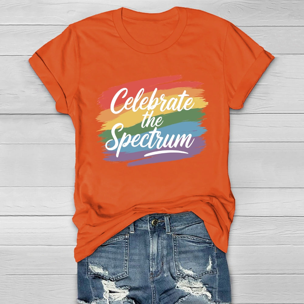 Celebrate The Spectrum  Healthwear T-shirt