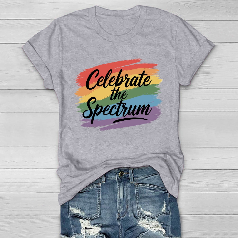 Celebrate The Spectrum  Healthwear T-shirt