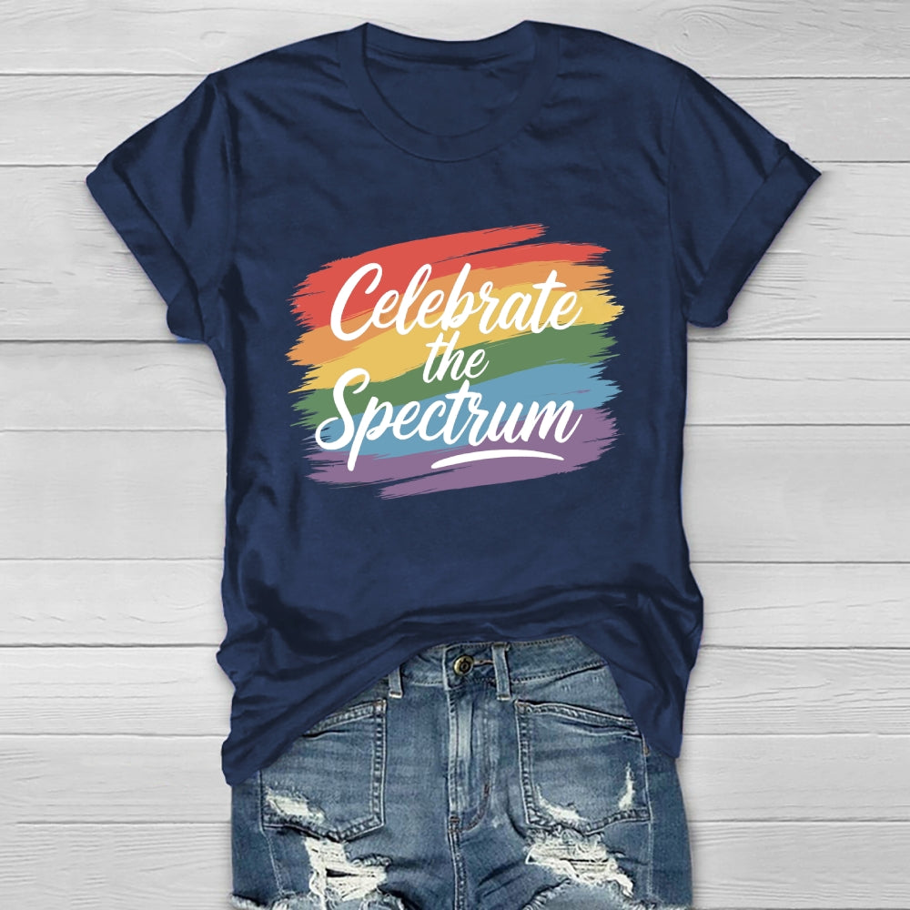 Celebrate The Spectrum  Healthwear T-shirt