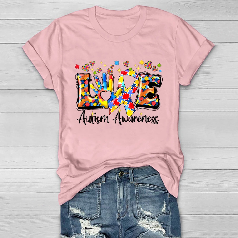 Love Autism Awareness Healthwear T-shirt