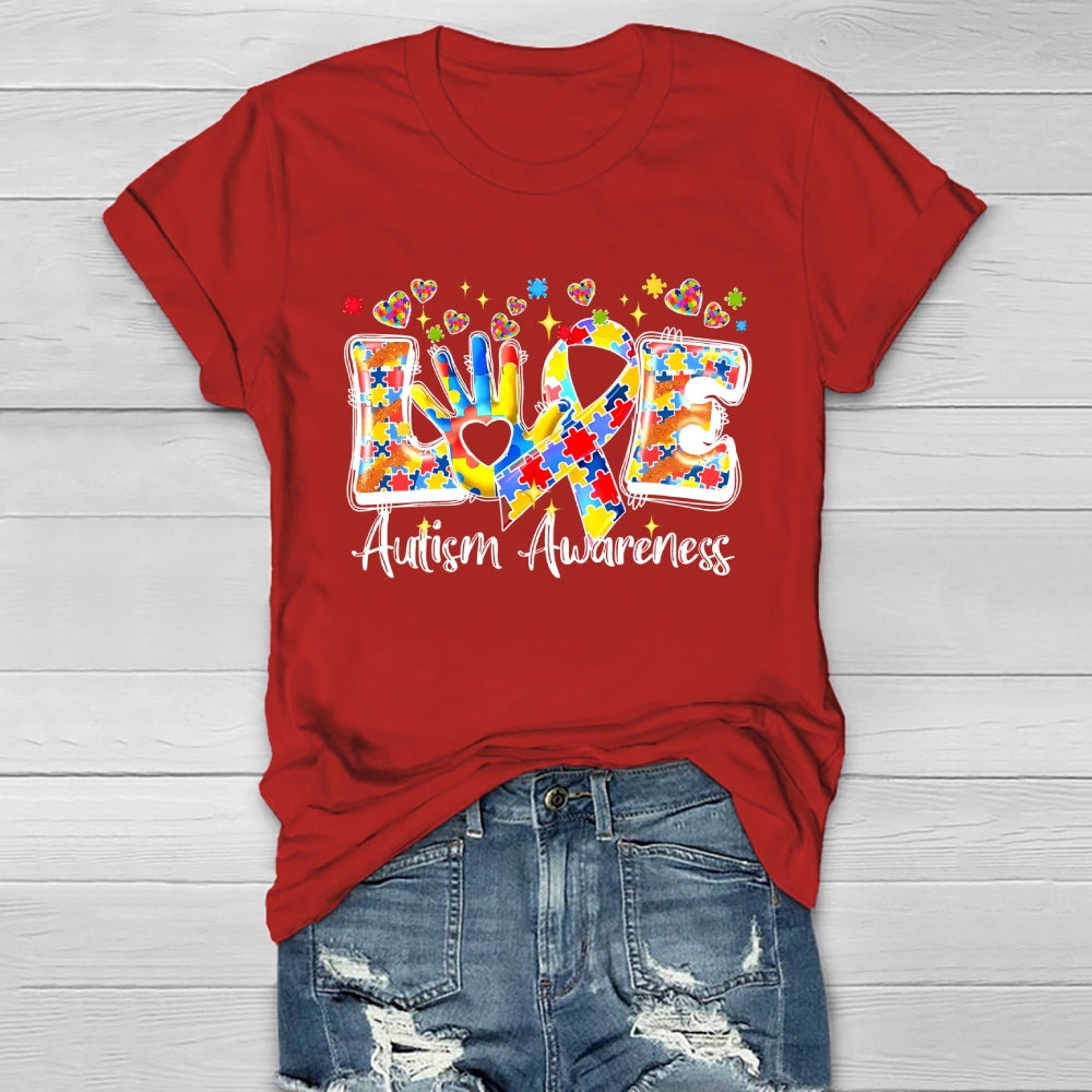 Love Autism Awareness Healthwear T-shirt