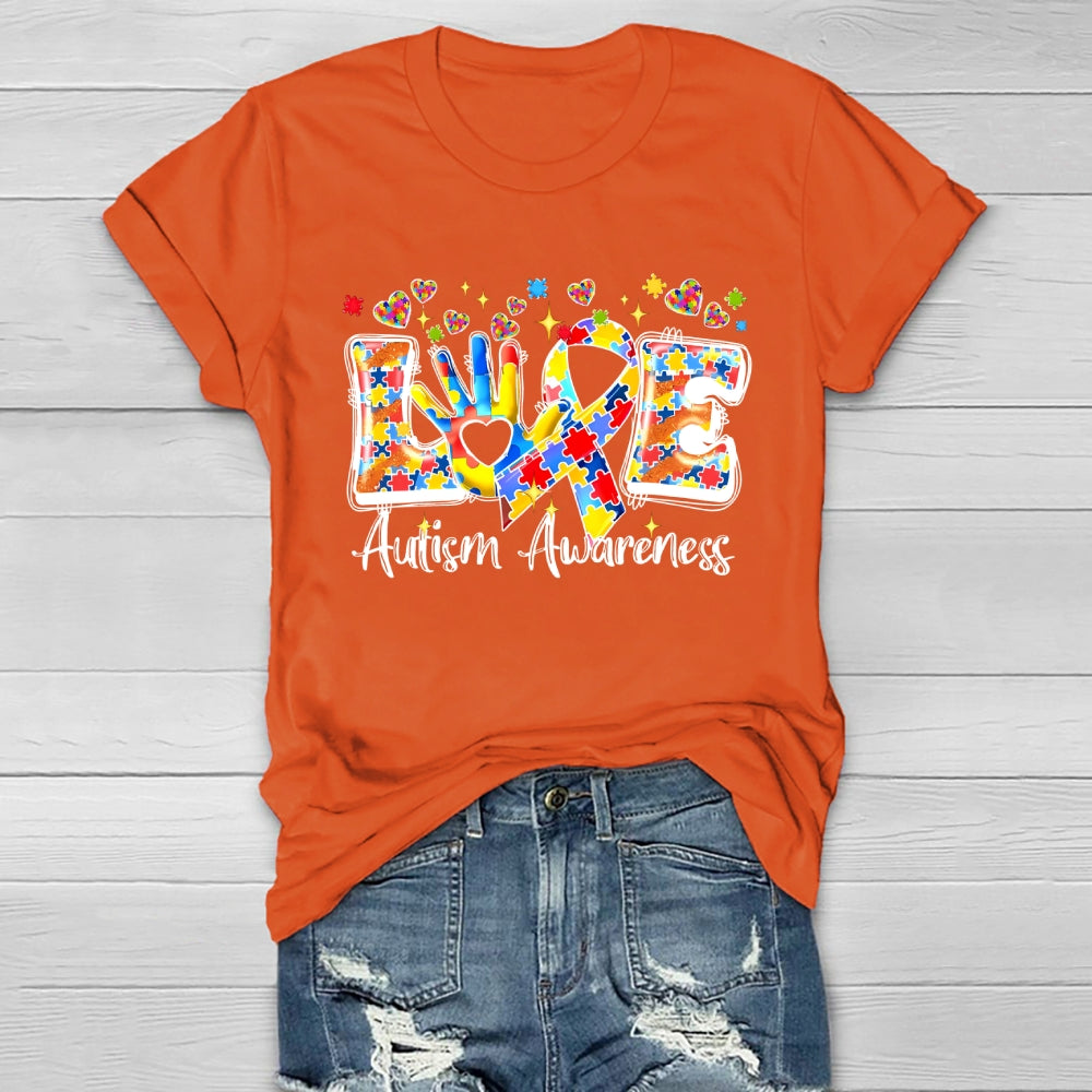 Love Autism Awareness Healthwear T-shirt