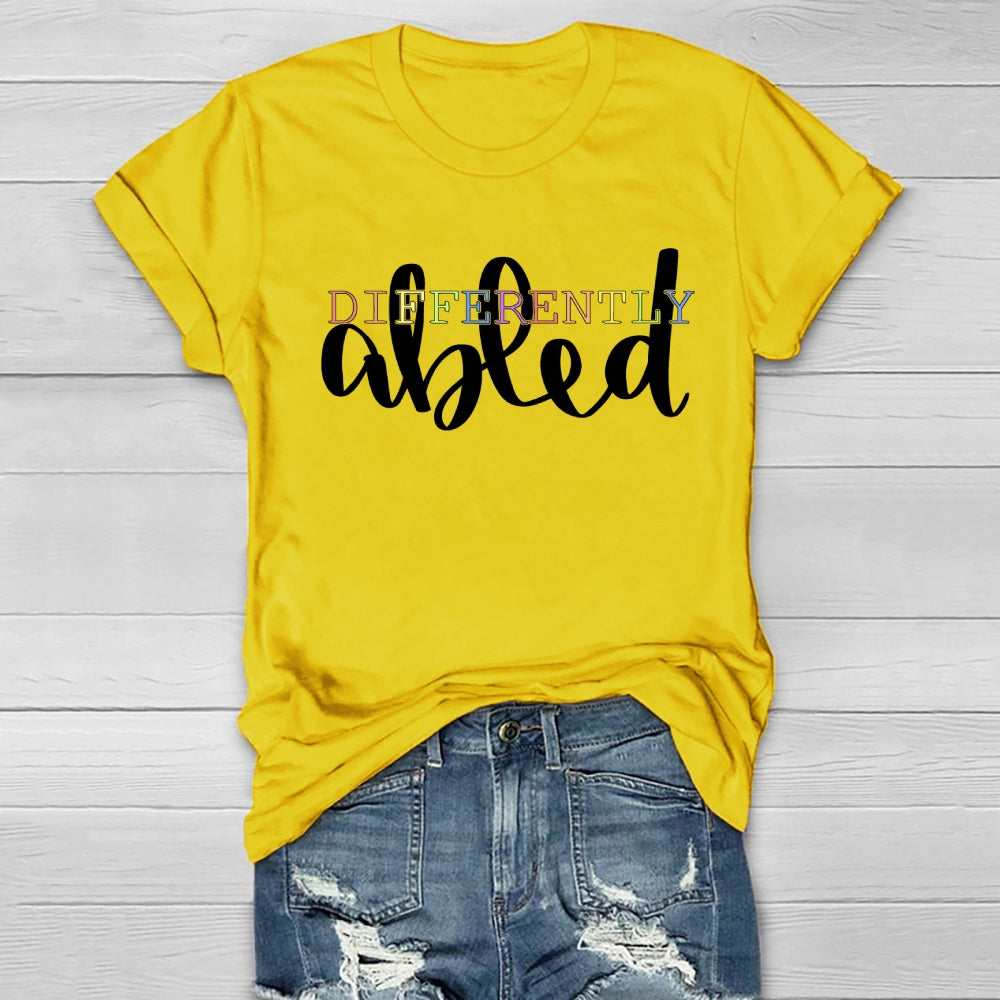 Different Abled  Healthwear T-shirt