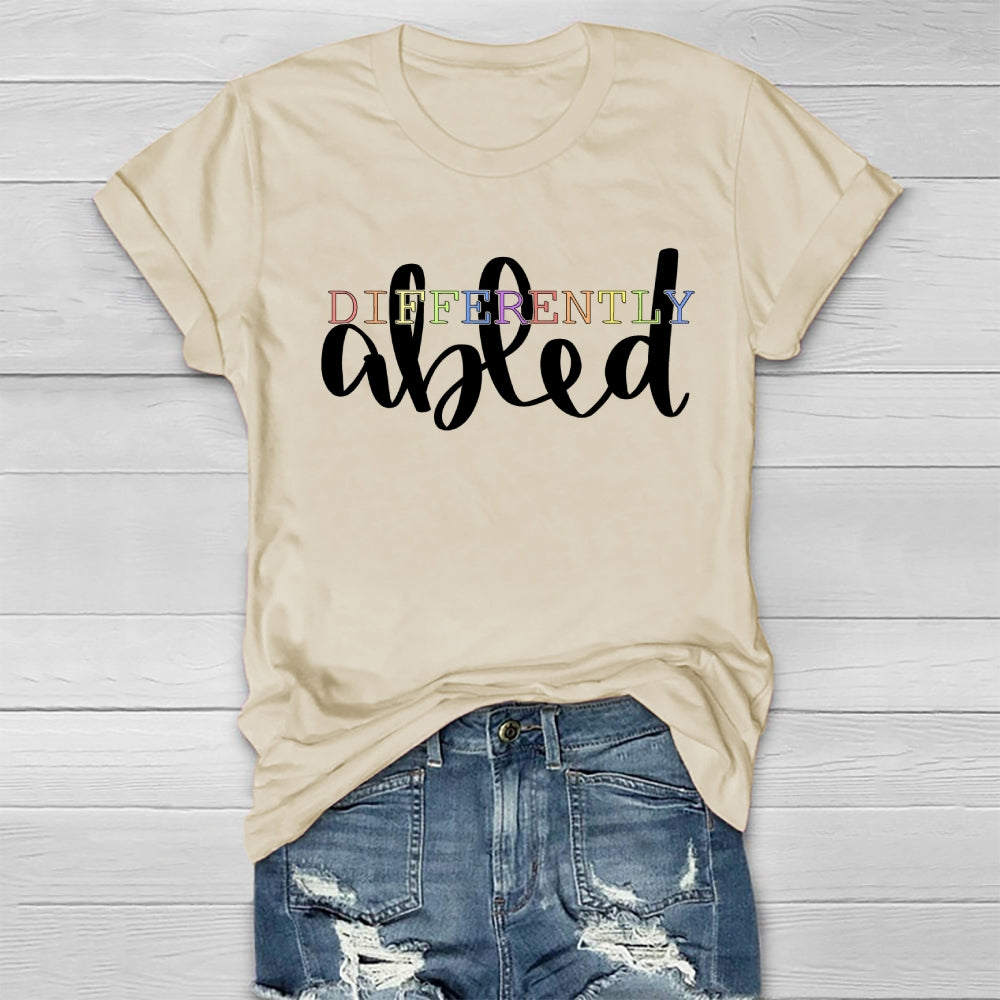 Different Abled  Healthwear T-shirt