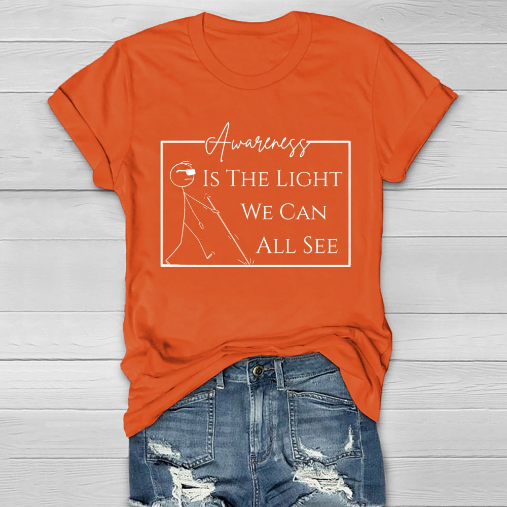 Awareness  Is The Light We Can All See Healthwear T-shirt