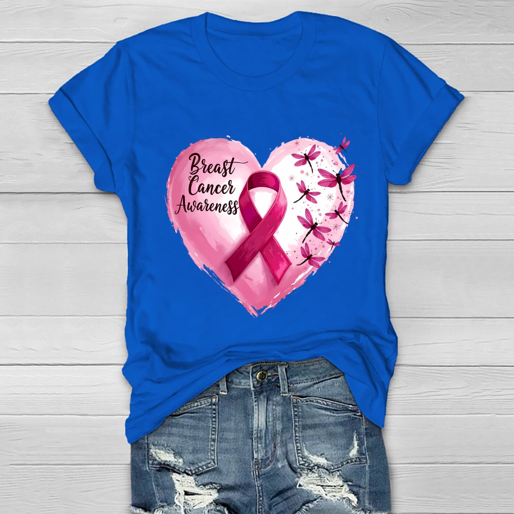 Breast Cancer Awareness Pink Ribbon Healthwear T-shirt