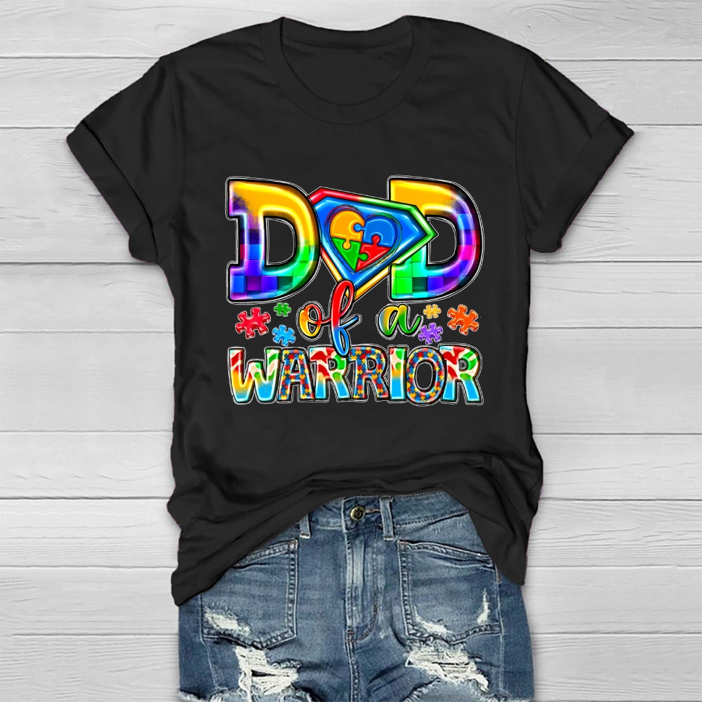 Dad Of A Warrior Healthwear T-shirt