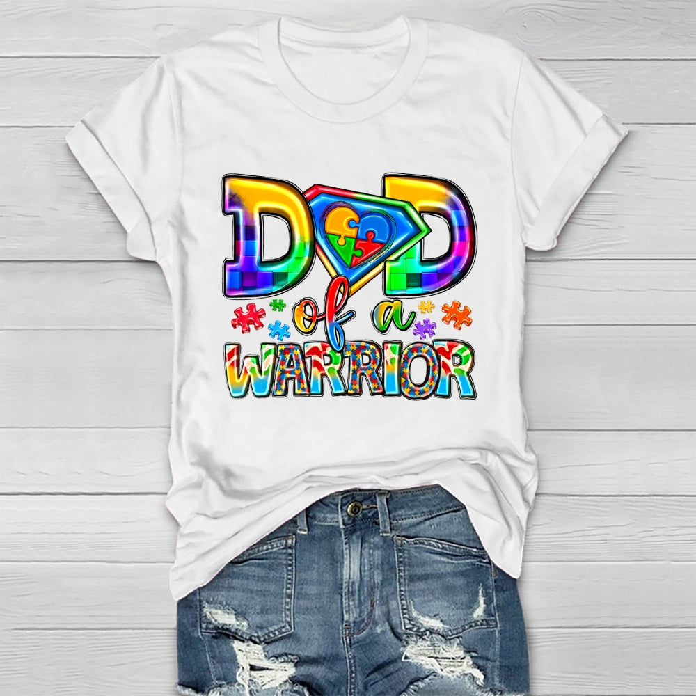Dad Of A Warrior Healthwear T-shirt