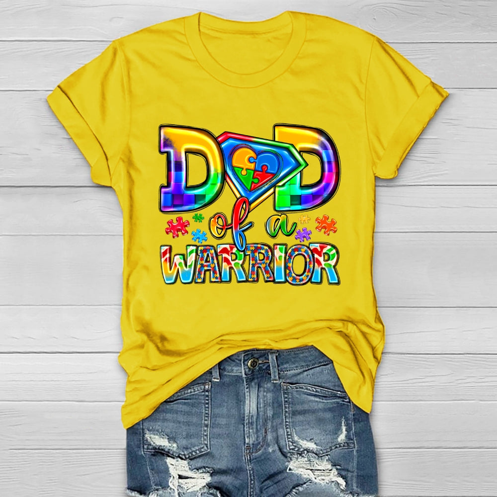 Dad Of A Warrior Healthwear T-shirt