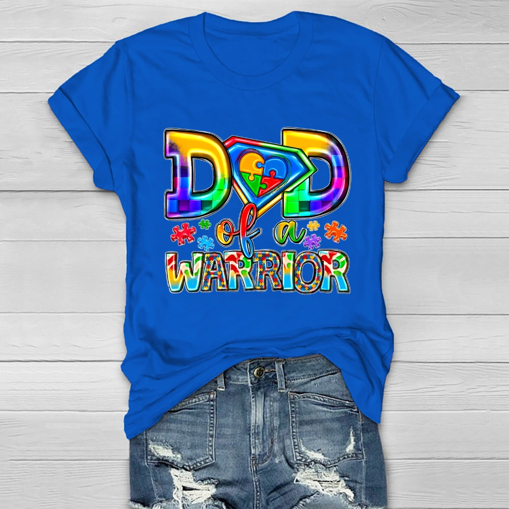 Dad Of A Warrior Healthwear T-shirt