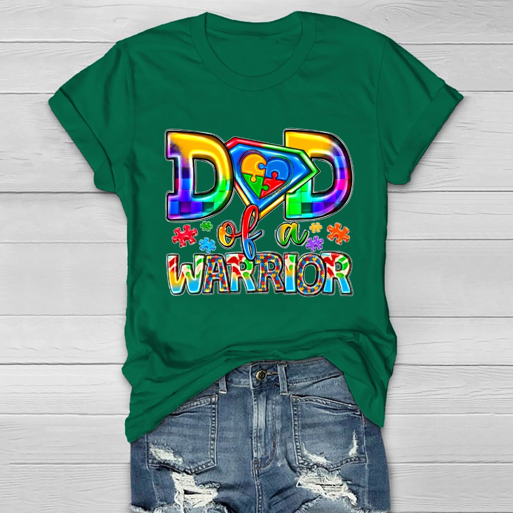 Dad Of A Warrior Healthwear T-shirt