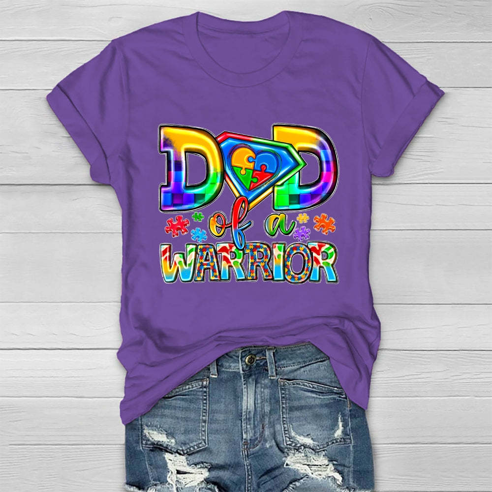 Dad Of A Warrior Healthwear T-shirt