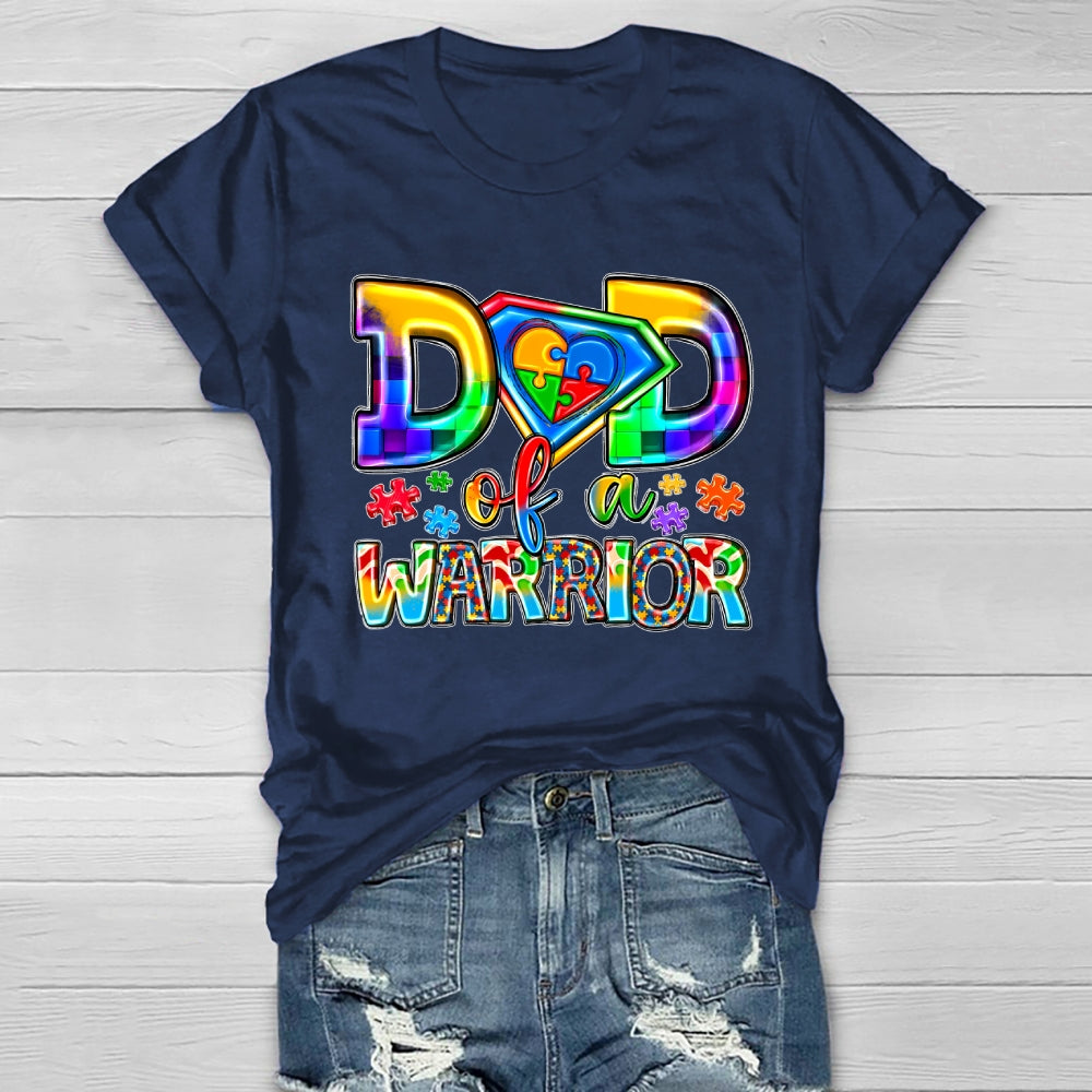 Dad Of A Warrior Healthwear T-shirt