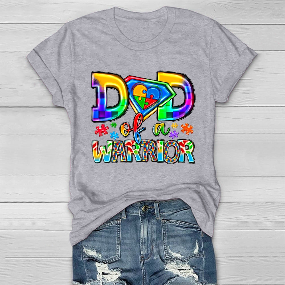 Dad Of A Warrior Healthwear T-shirt