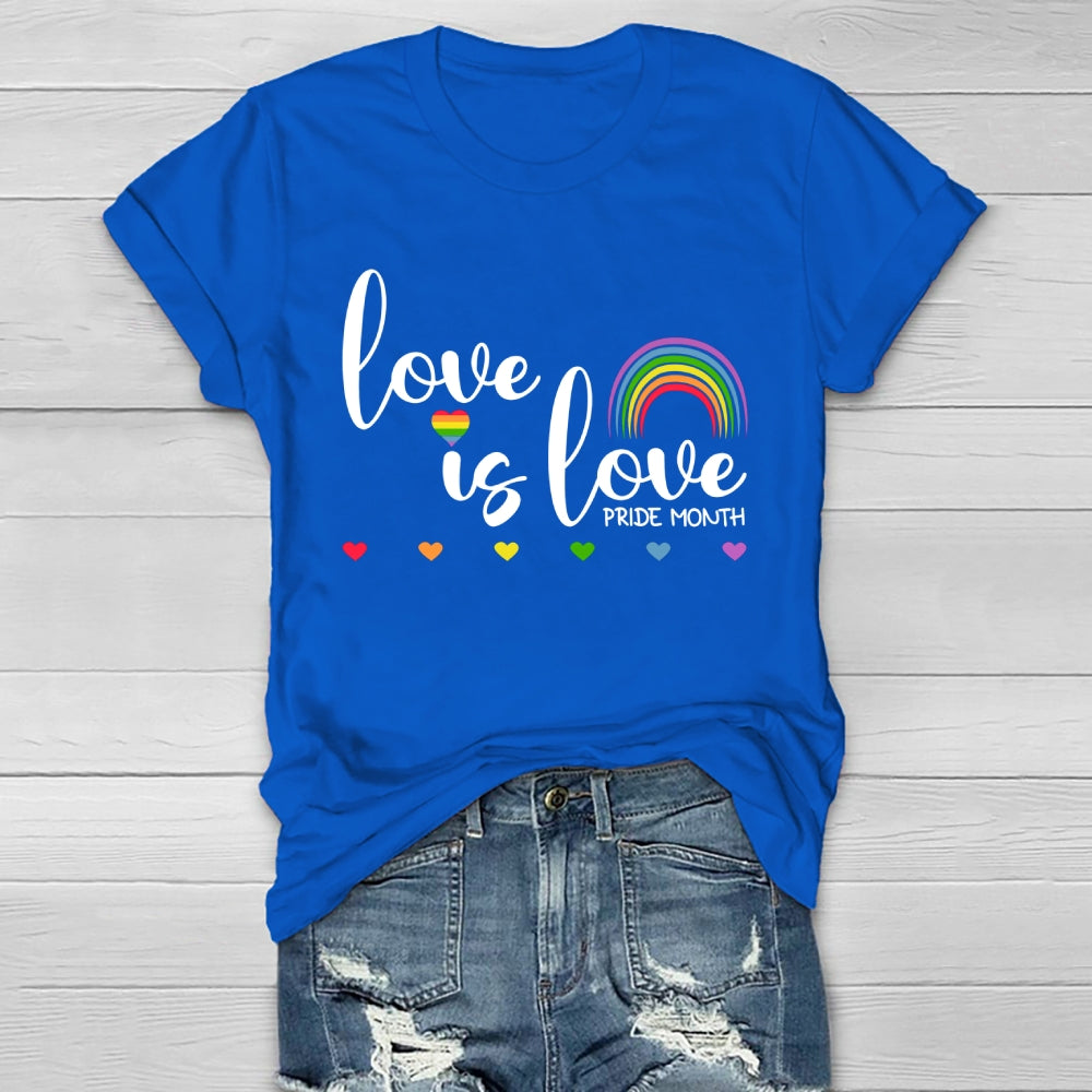 Love Is Love Pride Month  Healthwear T-shirt