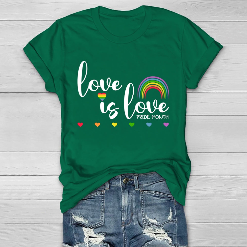 Love Is Love Pride Month  Healthwear T-shirt