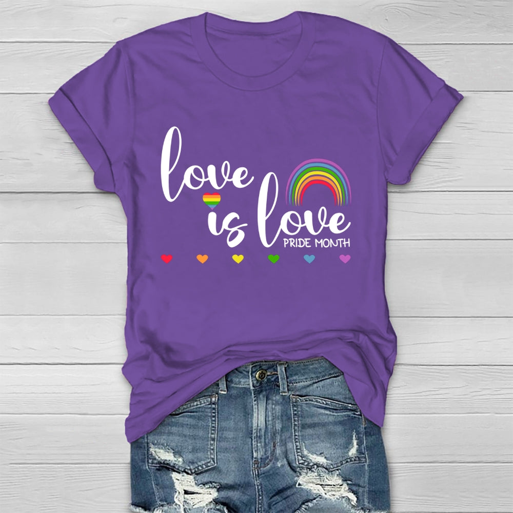 Love Is Love Pride Month  Healthwear T-shirt