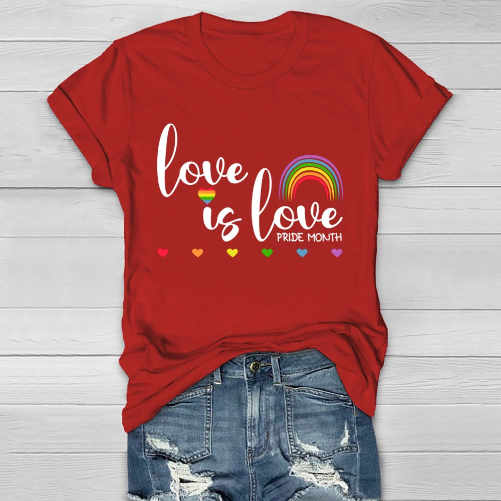 Love Is Love Pride Month  Healthwear T-shirt