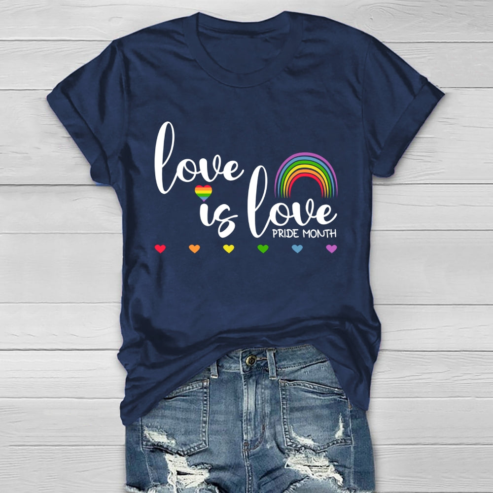 Love Is Love Pride Month  Healthwear T-shirt