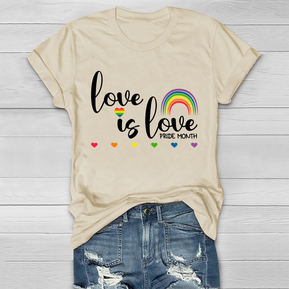 Love Is Love Pride Month  Healthwear T-shirt