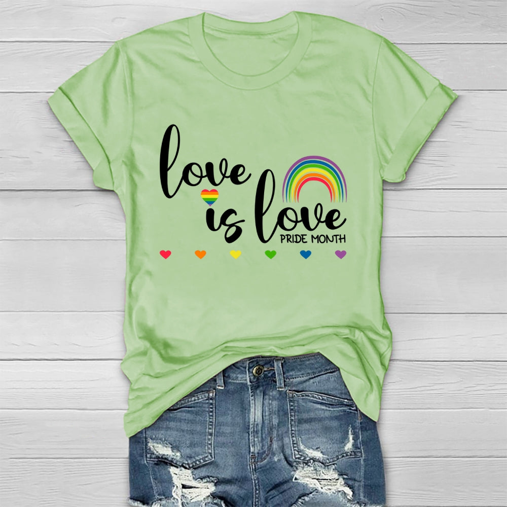 Love Is Love Pride Month  Healthwear T-shirt