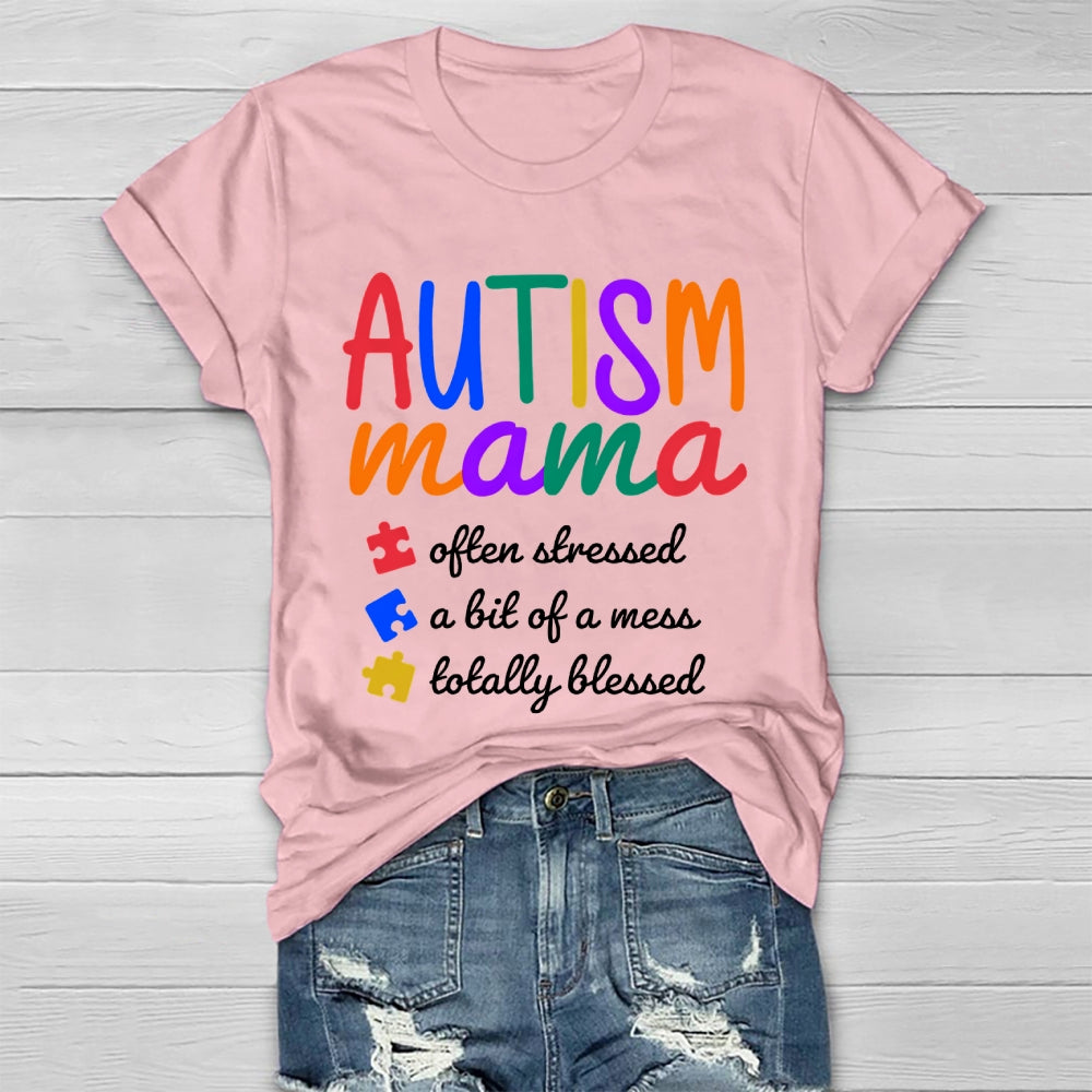 Autism Mama Often Stressed Healthwear T-shirt