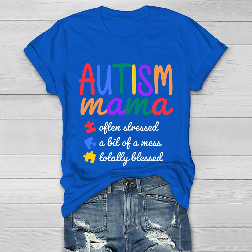 Autism Mama Often Stressed Healthwear T-shirt