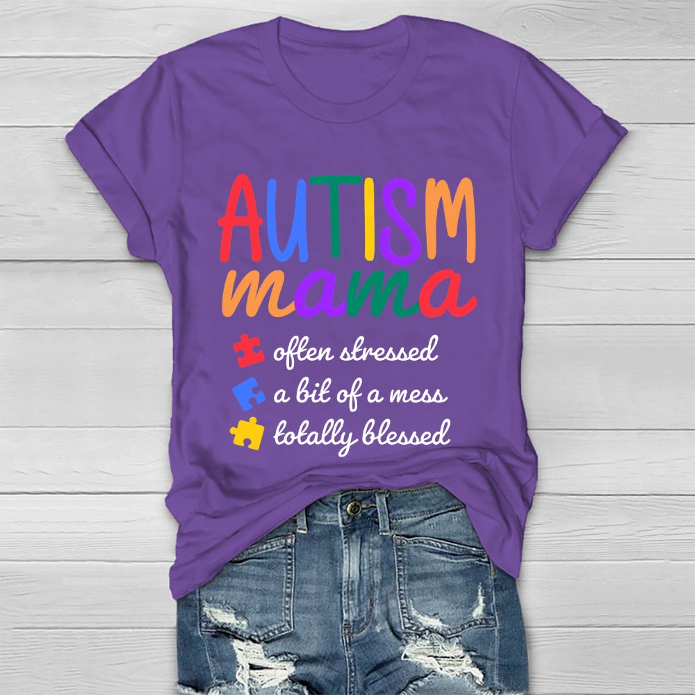 Autism Mama Often Stressed Healthwear T-shirt