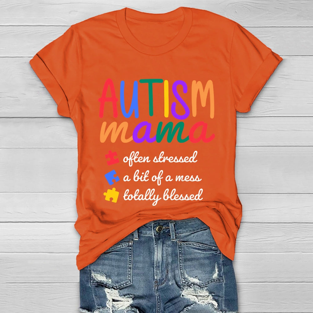 Autism Mama Often Stressed Healthwear T-shirt