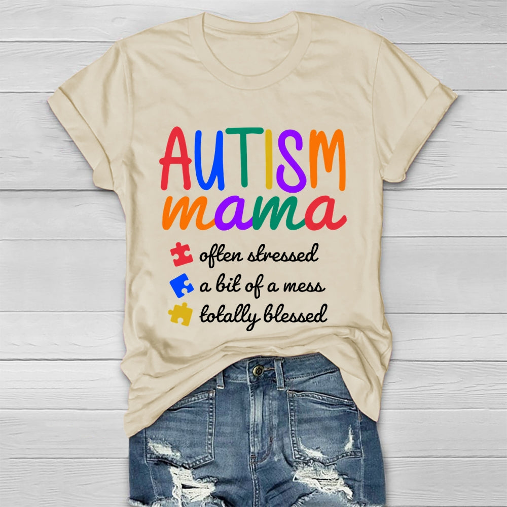 Autism Mama Often Stressed Healthwear T-shirt