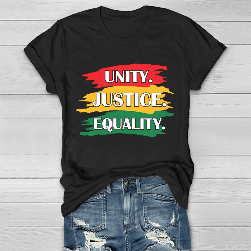 Unity Justice Equality Healthwear T-shirt