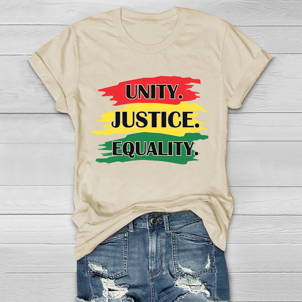 Unity Justice Equality Healthwear T-shirt