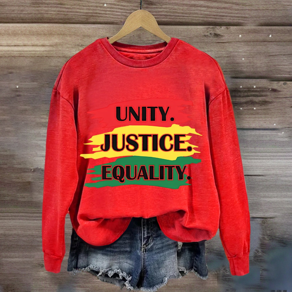 Unity Justice Equality Sweatshirt