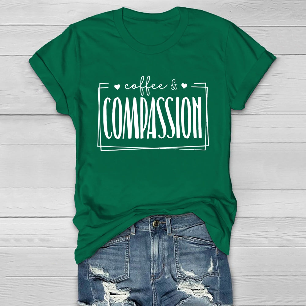 Coffee Compassion  Healthwear T-shirt