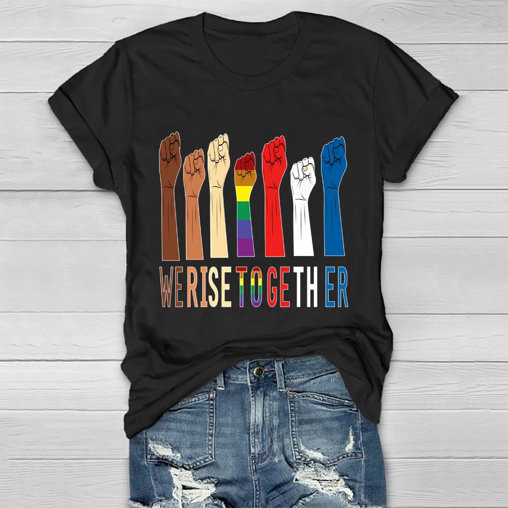 We Rise Together  Healthwear T-shirt